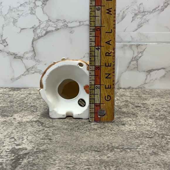 Vintage Sitting St. Francis of Assisi Catholic Sanmyro Japan Porcelain figurine - Picture 9 of 9